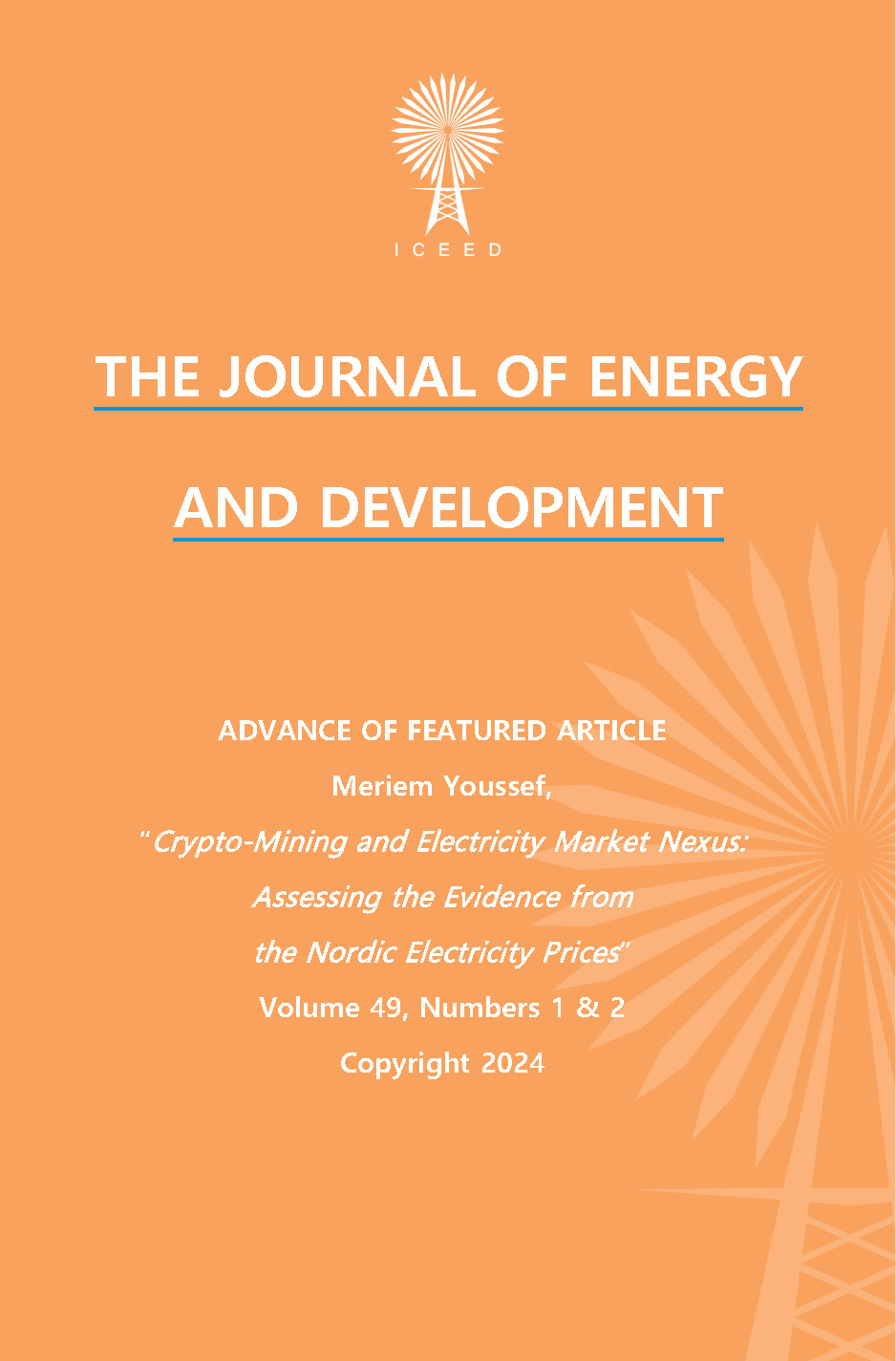 Cover for Meriem Youssef's Advance Copy Article
